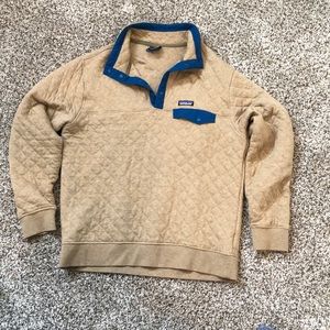 Patagonia Mens organic cotton quilt snap-T